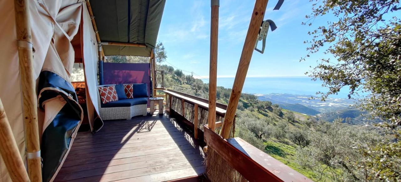 Campo Agave Luxury Tents Sayalonga Luaran gambar