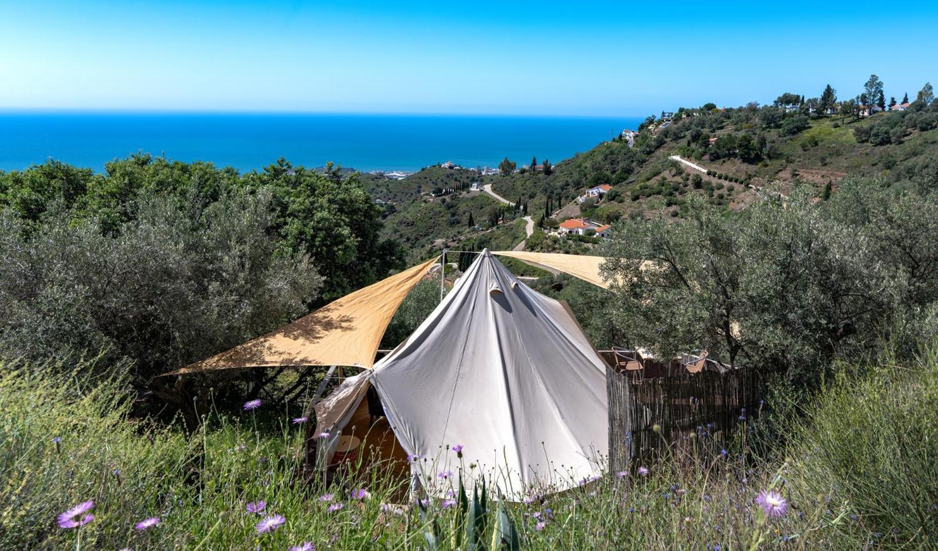 Campo Agave Luxury Tents Sayalonga Luaran gambar