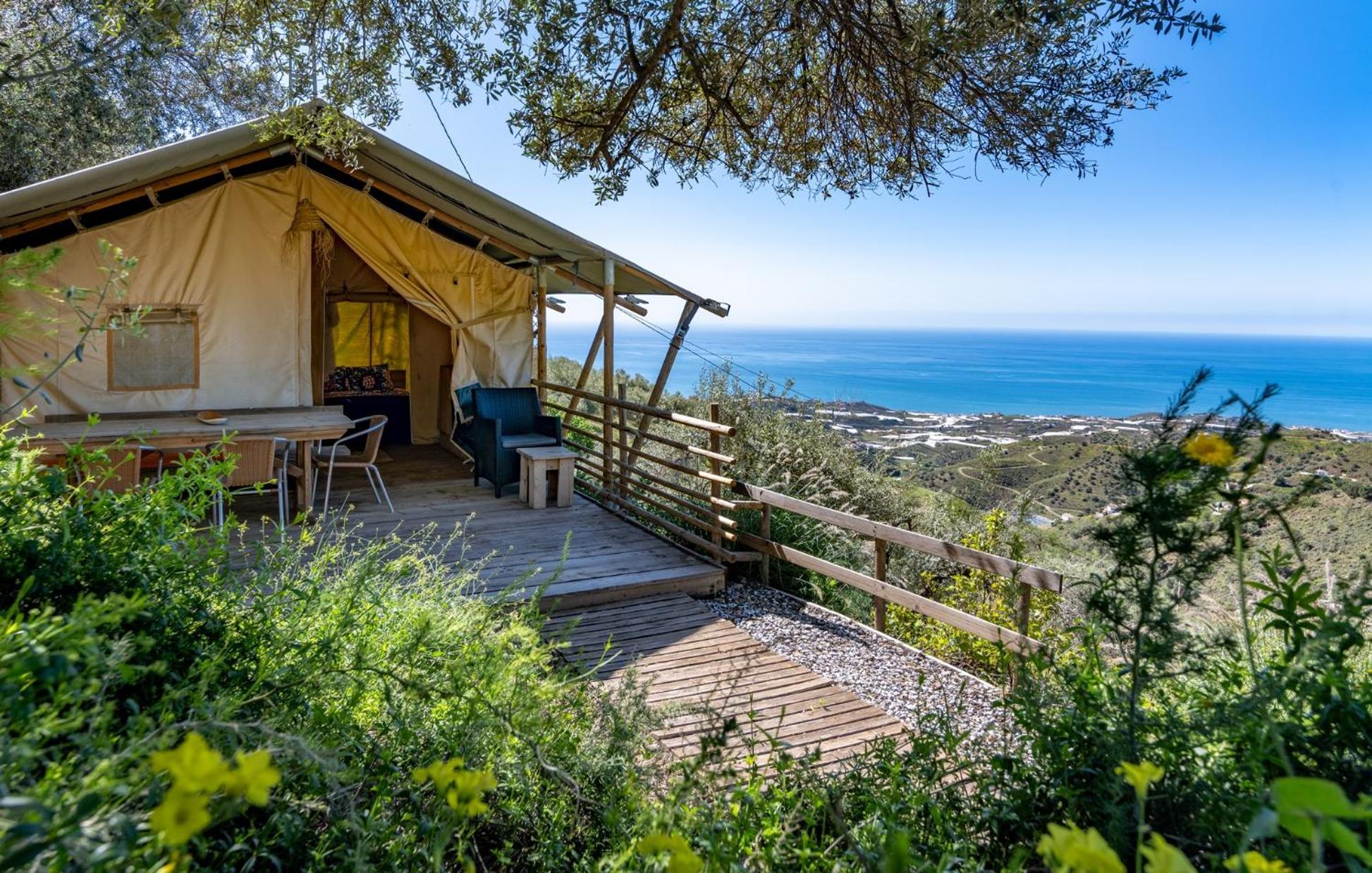 Campo Agave Luxury Tents Sayalonga Luaran gambar